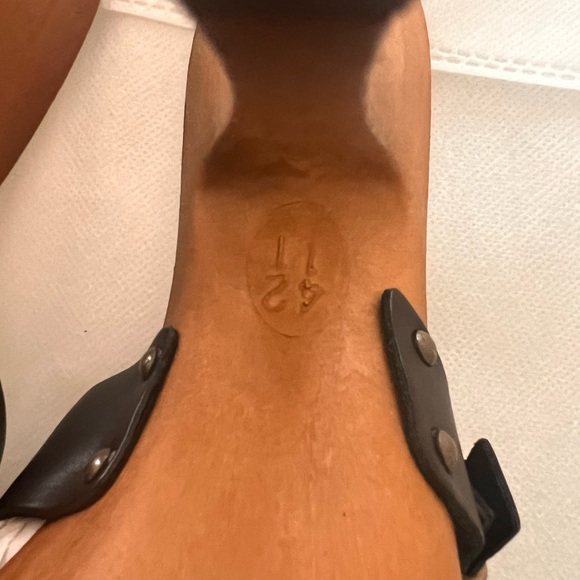 ITALIAN MADE HIGH HEEL STILETTO CLOGS - Picture 3 of 4